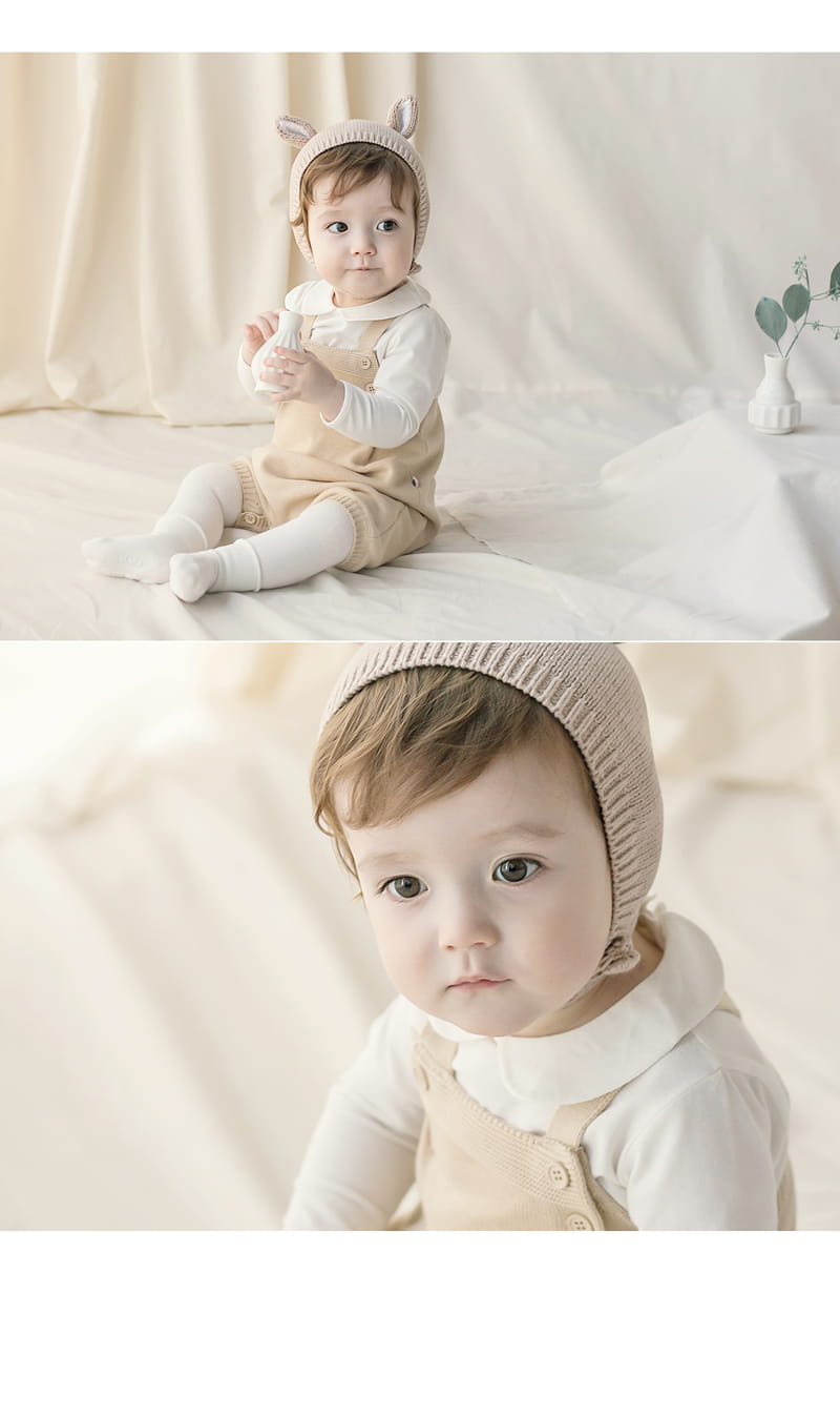 HAPPY PRINCE - Korean Children Fashion - #Kfashion4kids - Karen Round Collar Long Sleeves Tee - 2