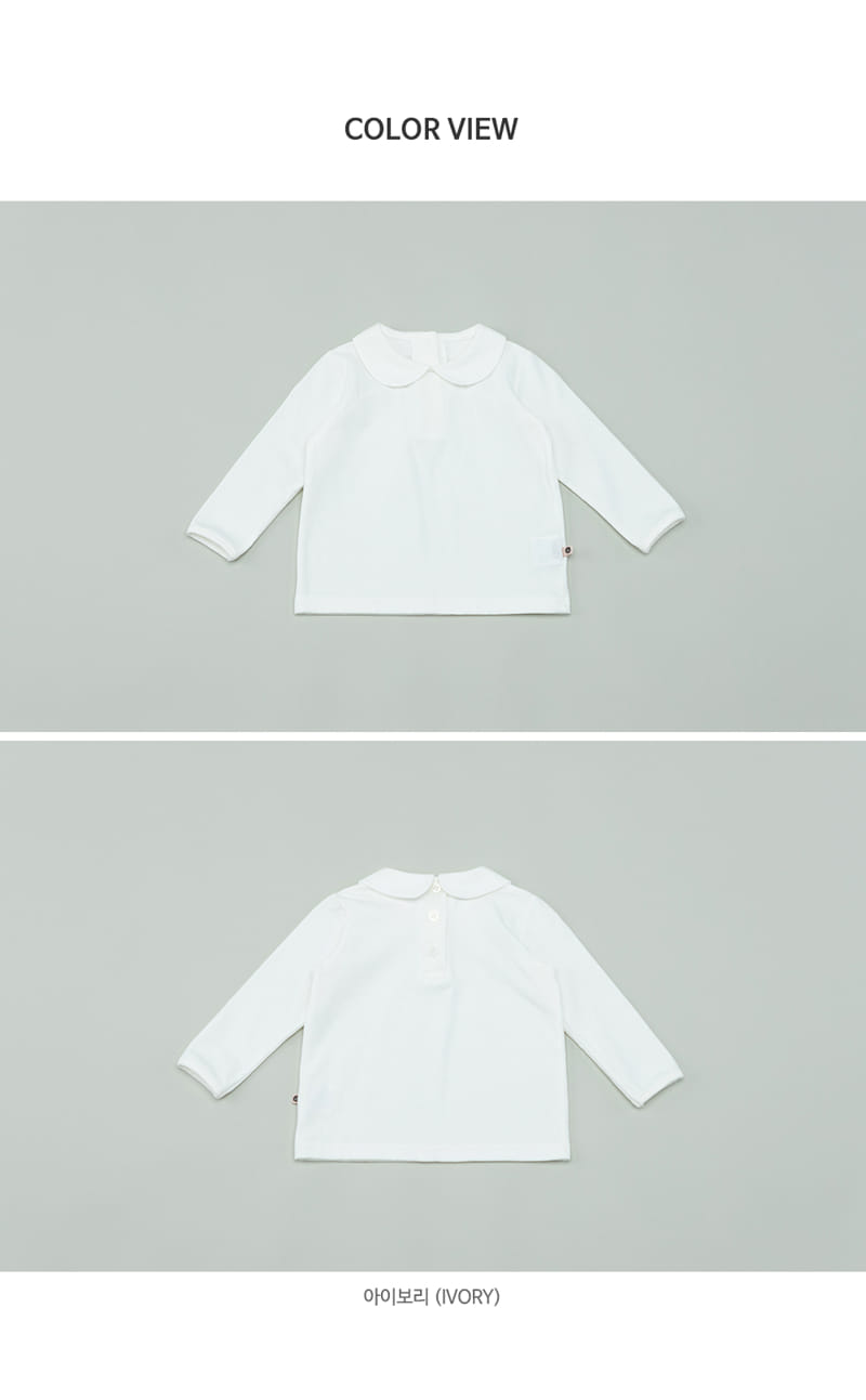 HAPPY PRINCE - Korean Children Fashion - #Kfashion4kids - Karen Round Collar Long Sleeves Tee - 8