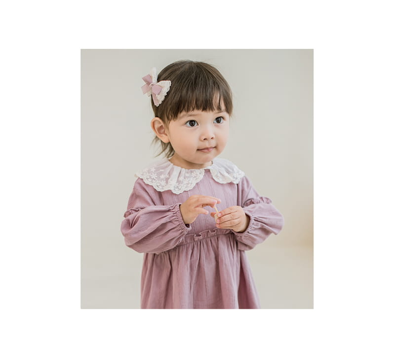 HAPPY PRINCE - Korean Children Fashion - #Kfashion4kids - Violet One-piece - 3