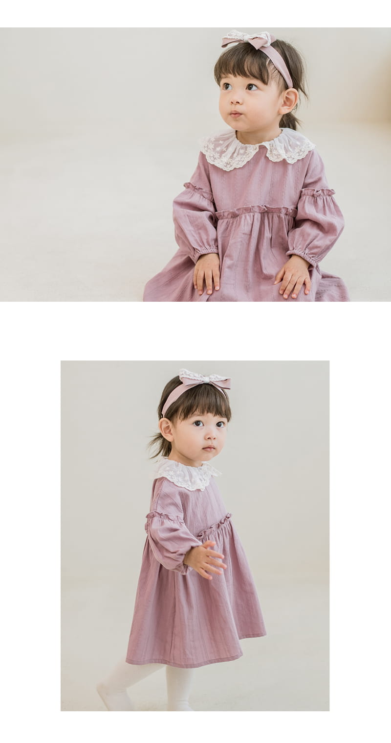 HAPPY PRINCE - Korean Children Fashion - #Kfashion4kids - Violet One-piece - 5