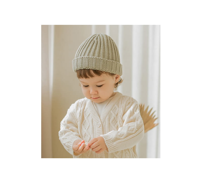 HAPPY PRINCE - Korean Children Fashion - #Kfashion4kids - Frion Knit Baby Beanie - 2