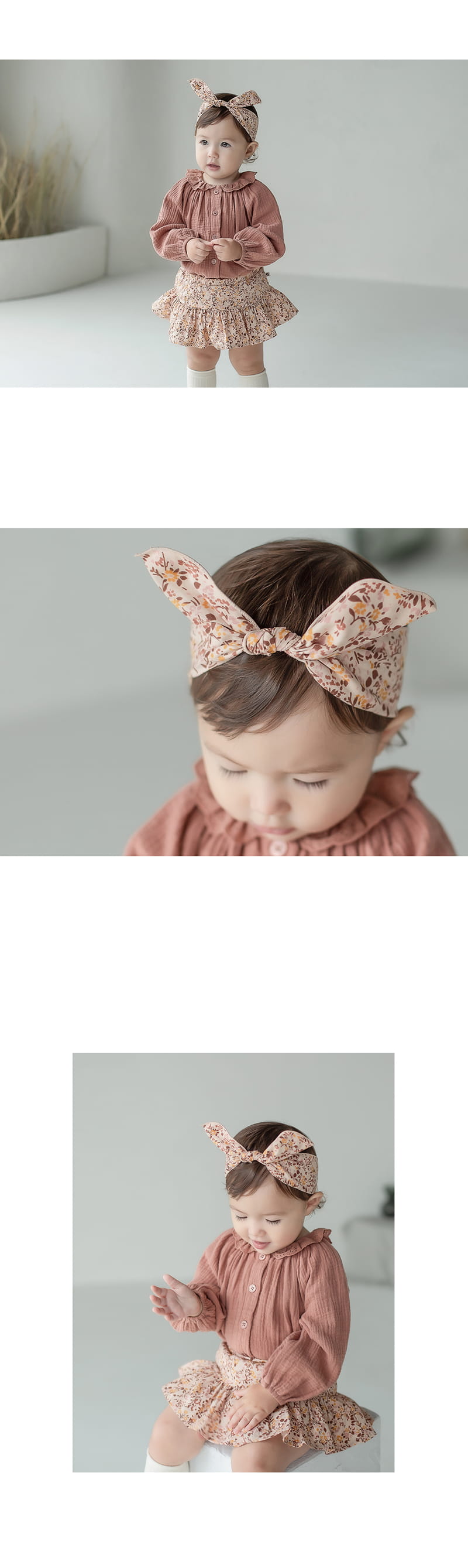 HAPPY PRINCE - Korean Children Fashion - #Kfashion4kids - Vienna Wire Baby Hairband [set of 5] - 3