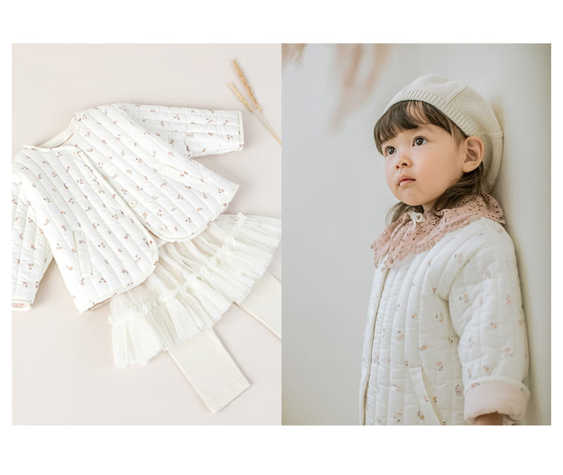 HAPPY PRINCE - Korean Children Fashion - #Kfashion4kids - Lovel Quilt Infant Jacket - 5