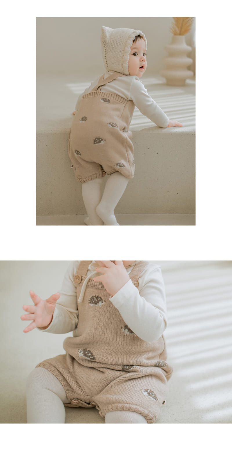 HAPPY PRINCE - Korean Children Fashion - #Kfashion4kids - Dorin Knit Overalls - 6
