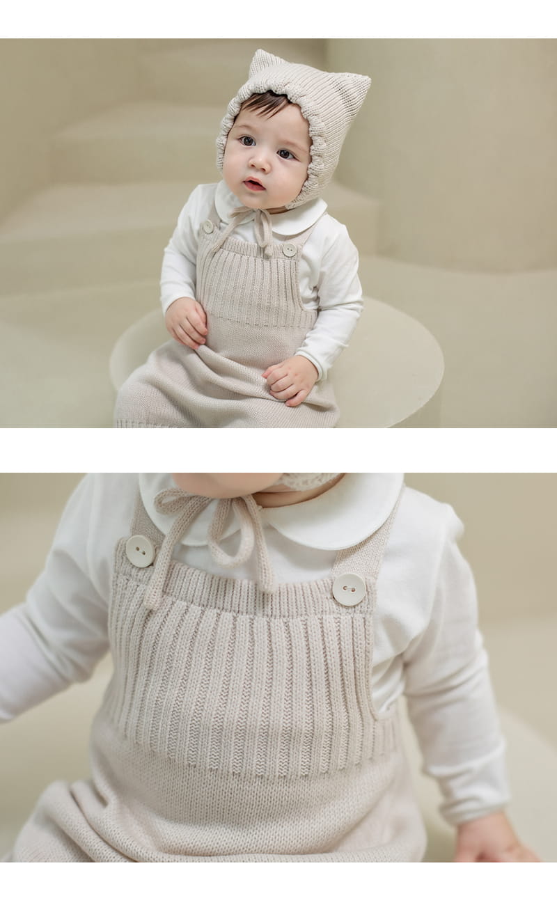 HAPPY PRINCE - Korean Children Fashion - #Kfashion4kids - Essen Knit Coveralls - 4