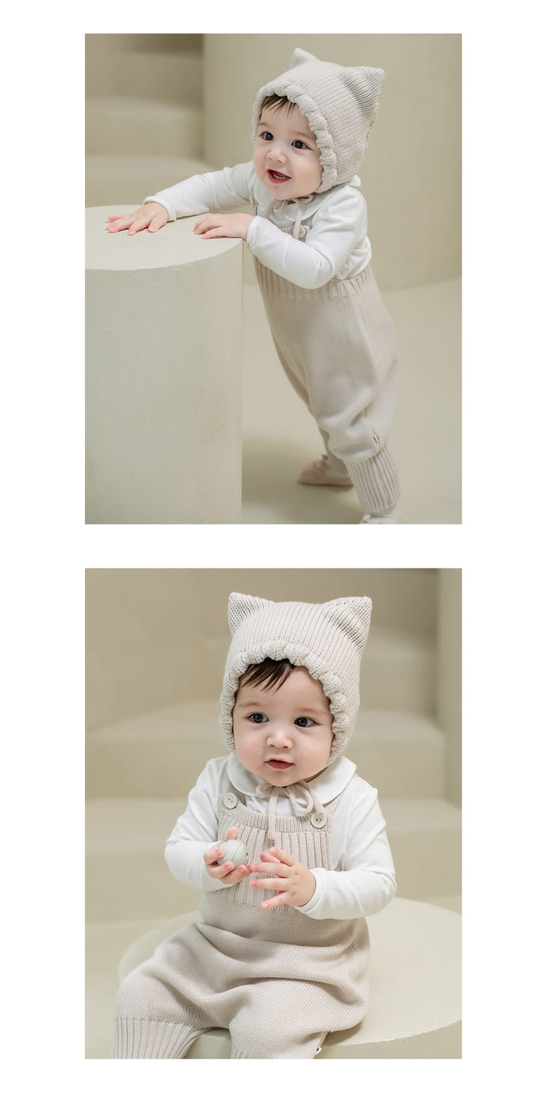 HAPPY PRINCE - Korean Children Fashion - #Kfashion4kids - Essen Knit Coveralls - 5