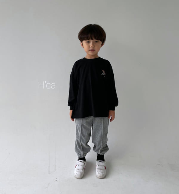 H'CA - Korean Children Fashion - #Kfashion4kids - Embroidery Bear Tee - 3