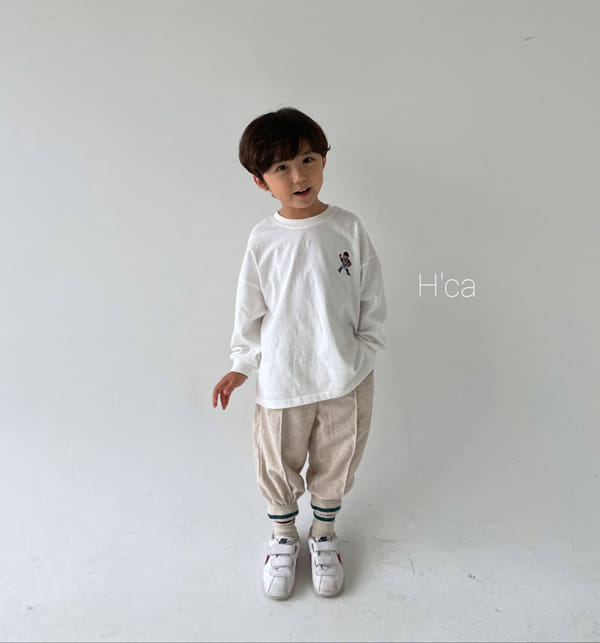 H'CA - Korean Children Fashion - #Kfashion4kids - Embroidery Bear Tee - 7