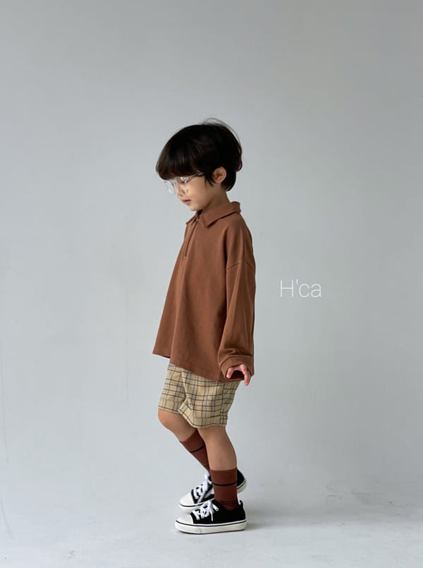 H'CA - Korean Children Fashion - #Kfashion4kids - Collar Zipper Tee - 11