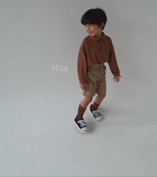 H'CA - Korean Children Fashion - #Kfashion4kids - Collar Zipper Tee - 12