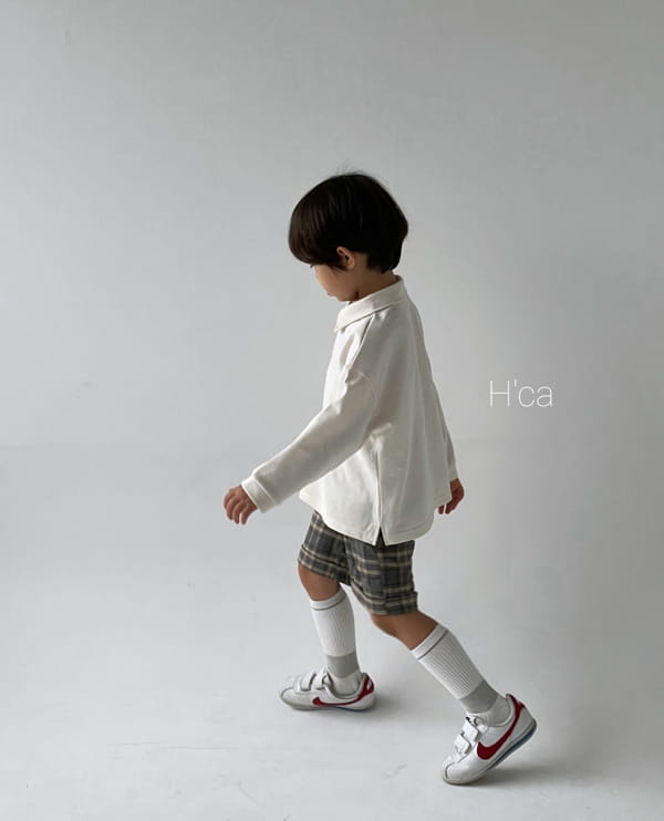 H'CA - Korean Children Fashion - #Kfashion4kids - Collar Zipper Tee - 5
