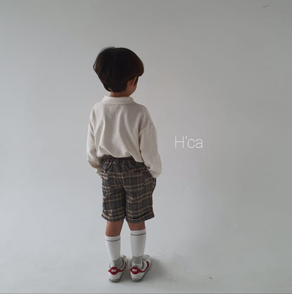 H'CA - Korean Children Fashion - #Kfashion4kids - Collar Zipper Tee - 6