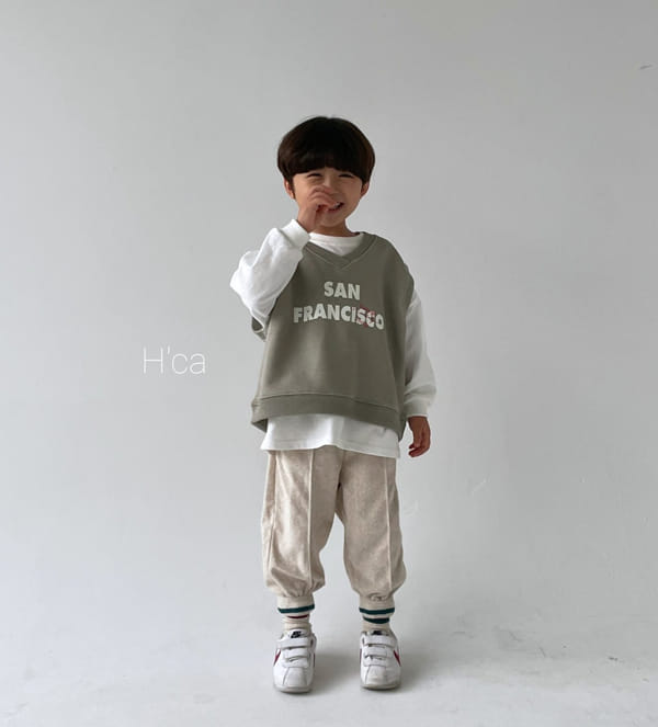 H'CA - Korean Children Fashion - #Kfashion4kids - Pintuck Jogger Pants - 3
