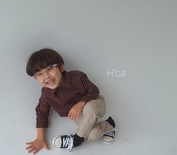 H'CA - Korean Children Fashion - #Kfashion4kids - Check Shirt