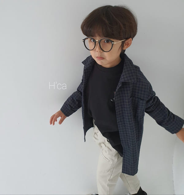 H'CA - Korean Children Fashion - #Kfashion4kids - Check Shirt - 10