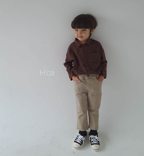 H'CA - Korean Children Fashion - #Kfashion4kids - Check Shirt - 2