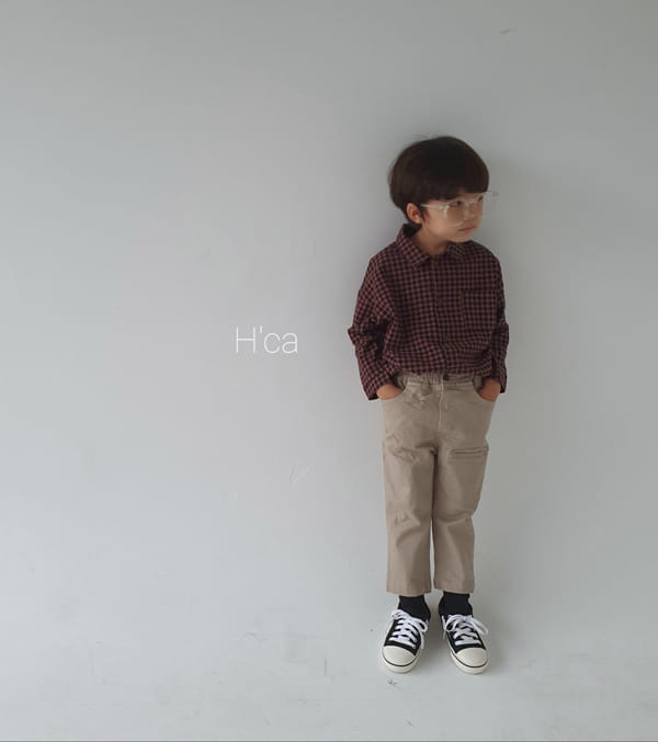 H'CA - Korean Children Fashion - #Kfashion4kids - Check Shirt - 5