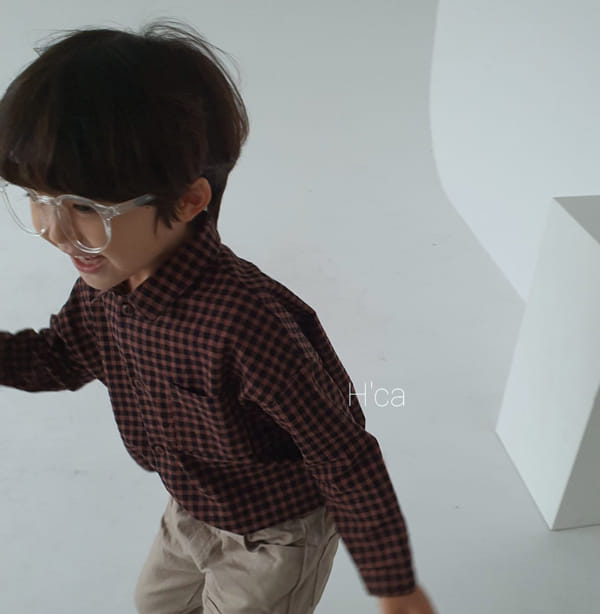 H'CA - Korean Children Fashion - #Kfashion4kids - Check Shirt - 6