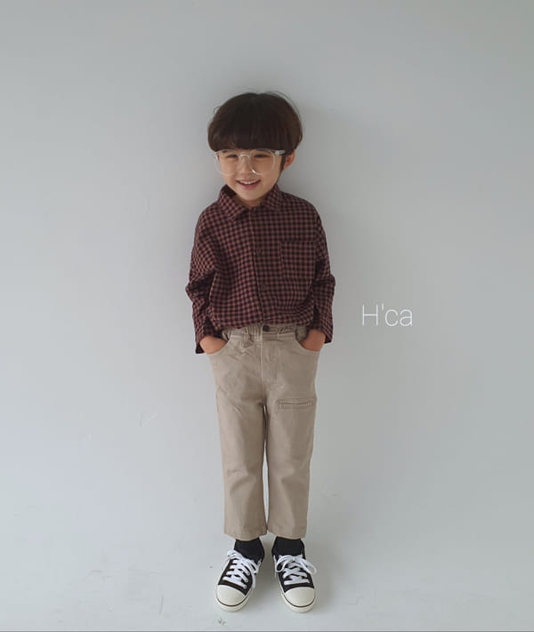 H'CA - Korean Children Fashion - #Kfashion4kids - Check Shirt - 7