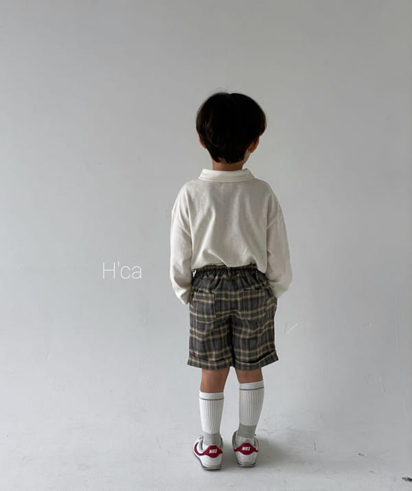 H'CA - Korean Children Fashion - #Kfashion4kids - Roll-up Half Pants - 11