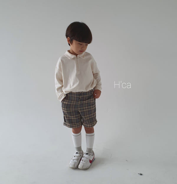 H'CA - Korean Children Fashion - #Kfashion4kids - Roll-up Half Pants - 12