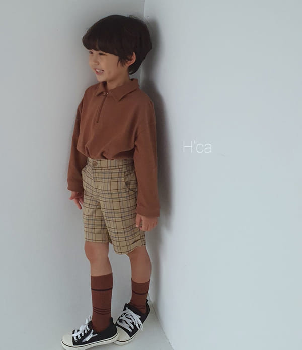 H'CA - Korean Children Fashion - #Kfashion4kids - Roll-up Half Pants - 2