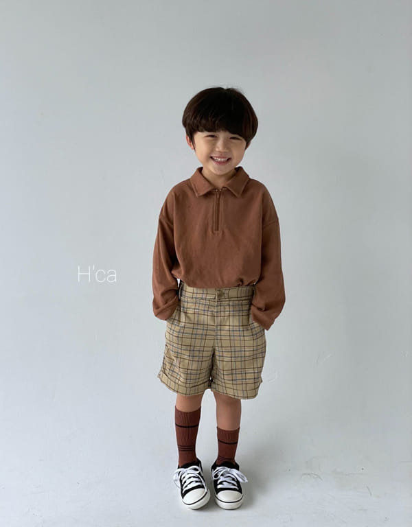 H'CA - Korean Children Fashion - #Kfashion4kids - Roll-up Half Pants - 4