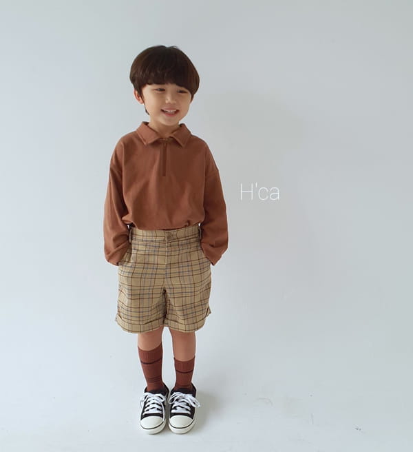 H'CA - Korean Children Fashion - #Kfashion4kids - Roll-up Half Pants - 8
