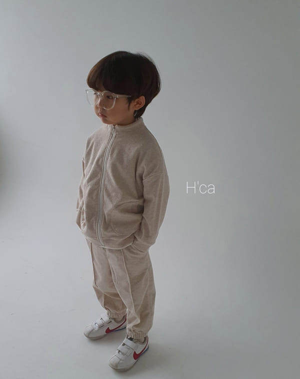 H'CA - Korean Children Fashion - #Kfashion4kids - Terry Zip-up Jacket - 12