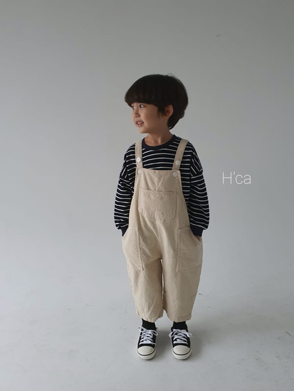 H'CA - Korean Children Fashion - #Kfashion4kids - Terry Stripe Tee - 10