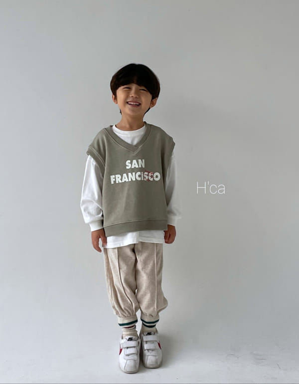H'CA - Korean Children Fashion - #Kfashion4kids - Pigment Vest - 10