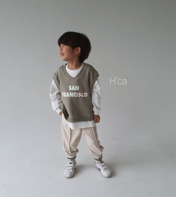 H'CA - Korean Children Fashion - #Kfashion4kids - Pigment Vest - 11