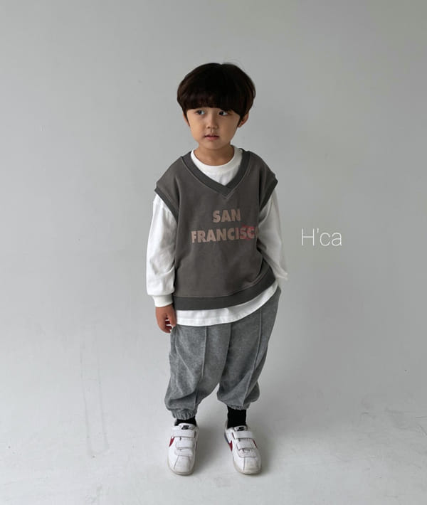 H'CA - Korean Children Fashion - #Kfashion4kids - Pigment Vest - 2