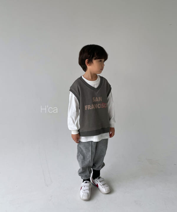 H'CA - Korean Children Fashion - #Kfashion4kids - Pigment Vest - 3