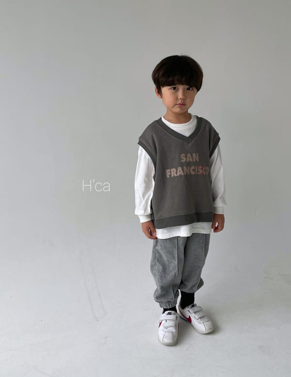 H'CA - Korean Children Fashion - #Kfashion4kids - Pigment Vest - 5
