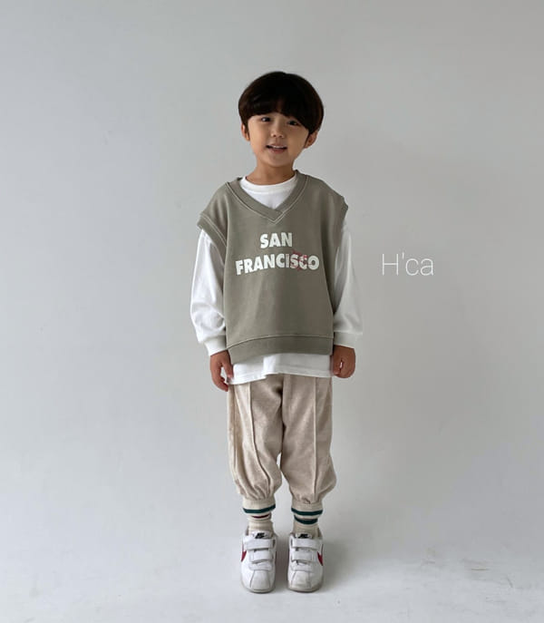 H'CA - Korean Children Fashion - #Kfashion4kids - Pigment Vest - 7