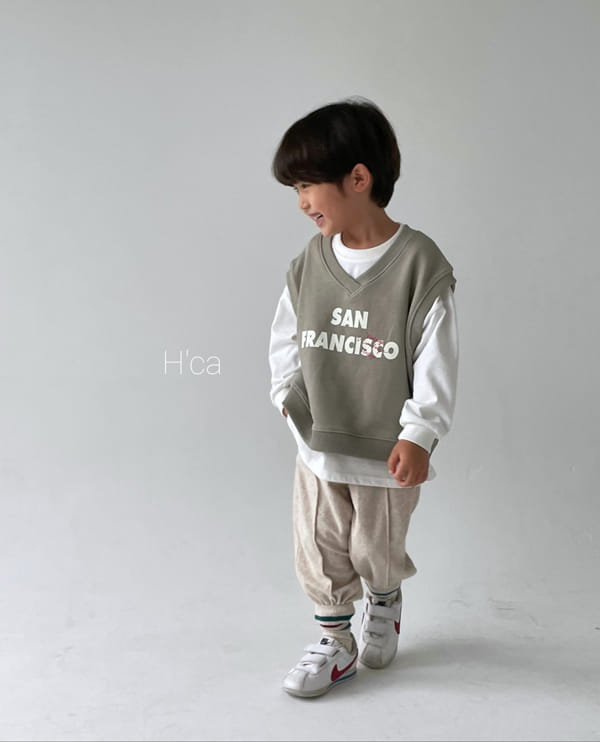 H'CA - Korean Children Fashion - #Kfashion4kids - Pigment Vest - 8