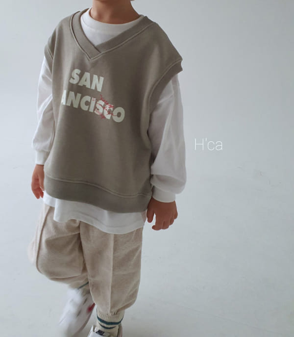 H'CA - Korean Children Fashion - #Kfashion4kids - Pigment Vest - 9