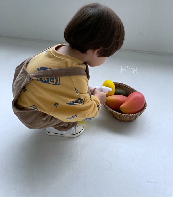H'CA - Korean Children Fashion - #Kfashion4kids - Corduroy Suspender Pants - 11