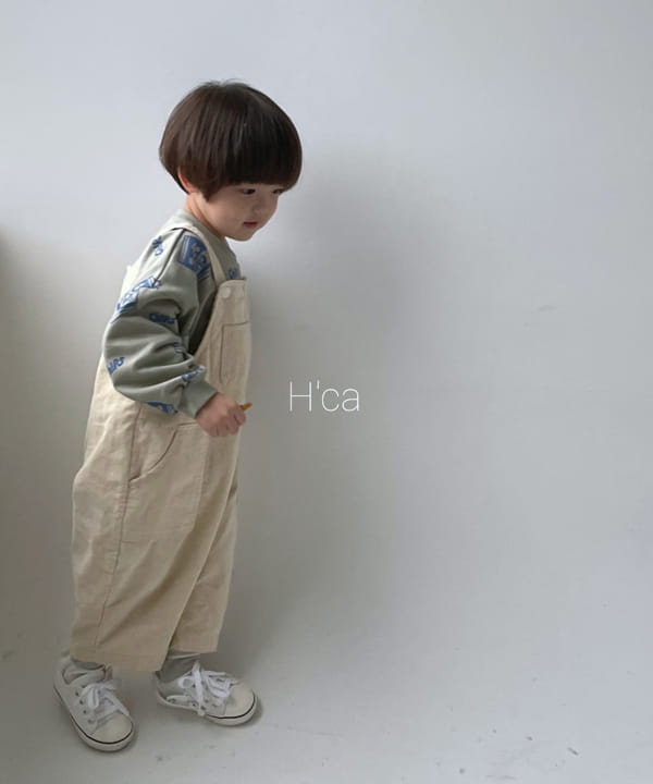 H'CA - Korean Children Fashion - #Kfashion4kids - Corduroy Suspender Pants - 6