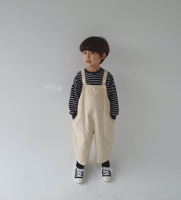 H'CA - Korean Children Fashion - #Kfashion4kids - Corduroy Suspender Pants - 8