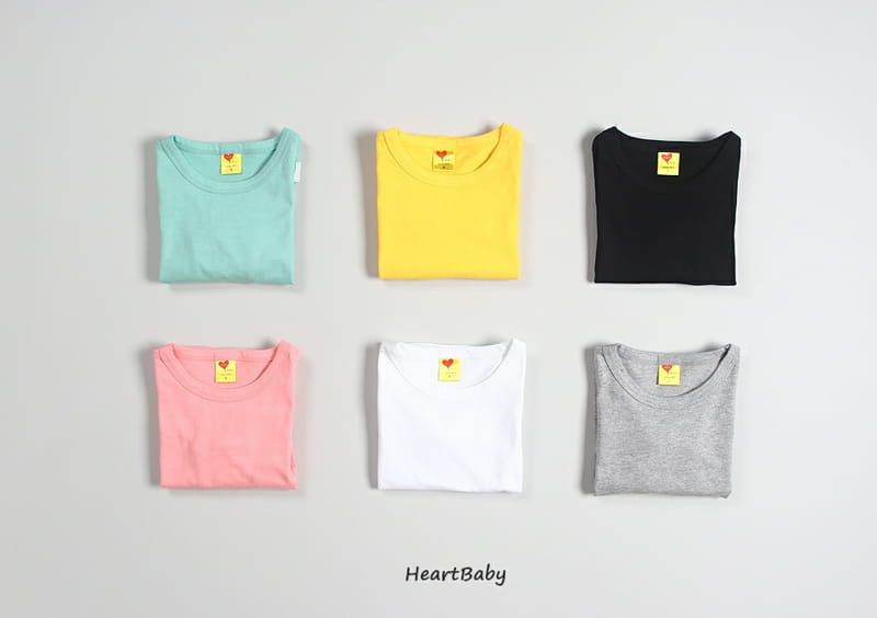 HEARTBABY - Korean Children Fashion - #Kfashion4kids - Heart Color Tee - 3