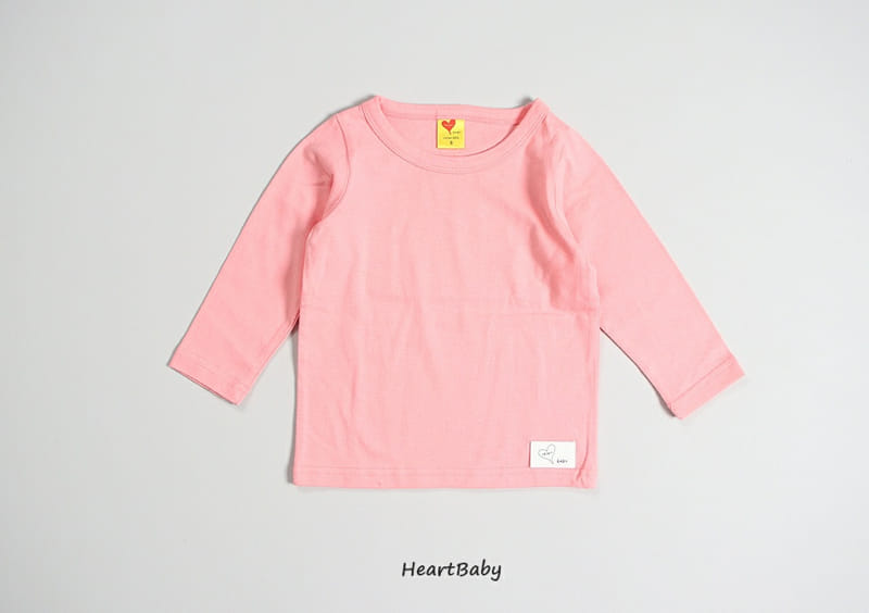 HEARTBABY - Korean Children Fashion - #Kfashion4kids - Heart Color Tee - 6
