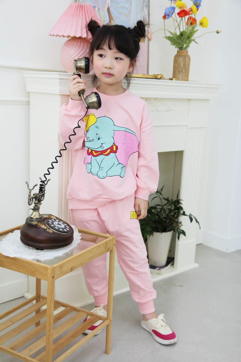 HEARTBABY - Korean Children Fashion - #Kfashion4kids - Dumbo Top Bottom Set - 10