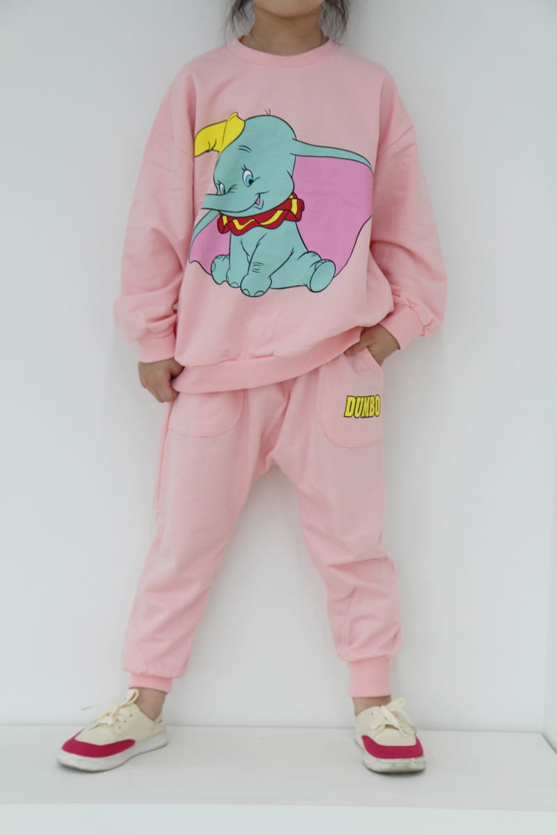 HEARTBABY - Korean Children Fashion - #Kfashion4kids - Dumbo Top Bottom Set - 11