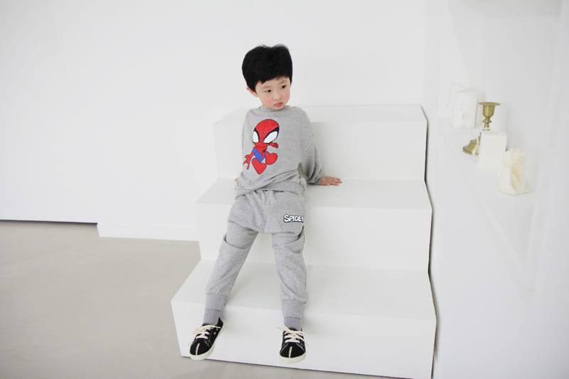 HEARTBABY - Korean Children Fashion - #Kfashion4kids - Spyder Top Bottom Set - 10