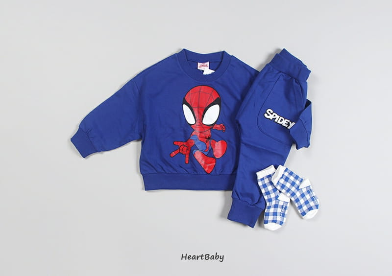 HEARTBABY - Korean Children Fashion - #Kfashion4kids - Spyder Top Bottom Set - 5