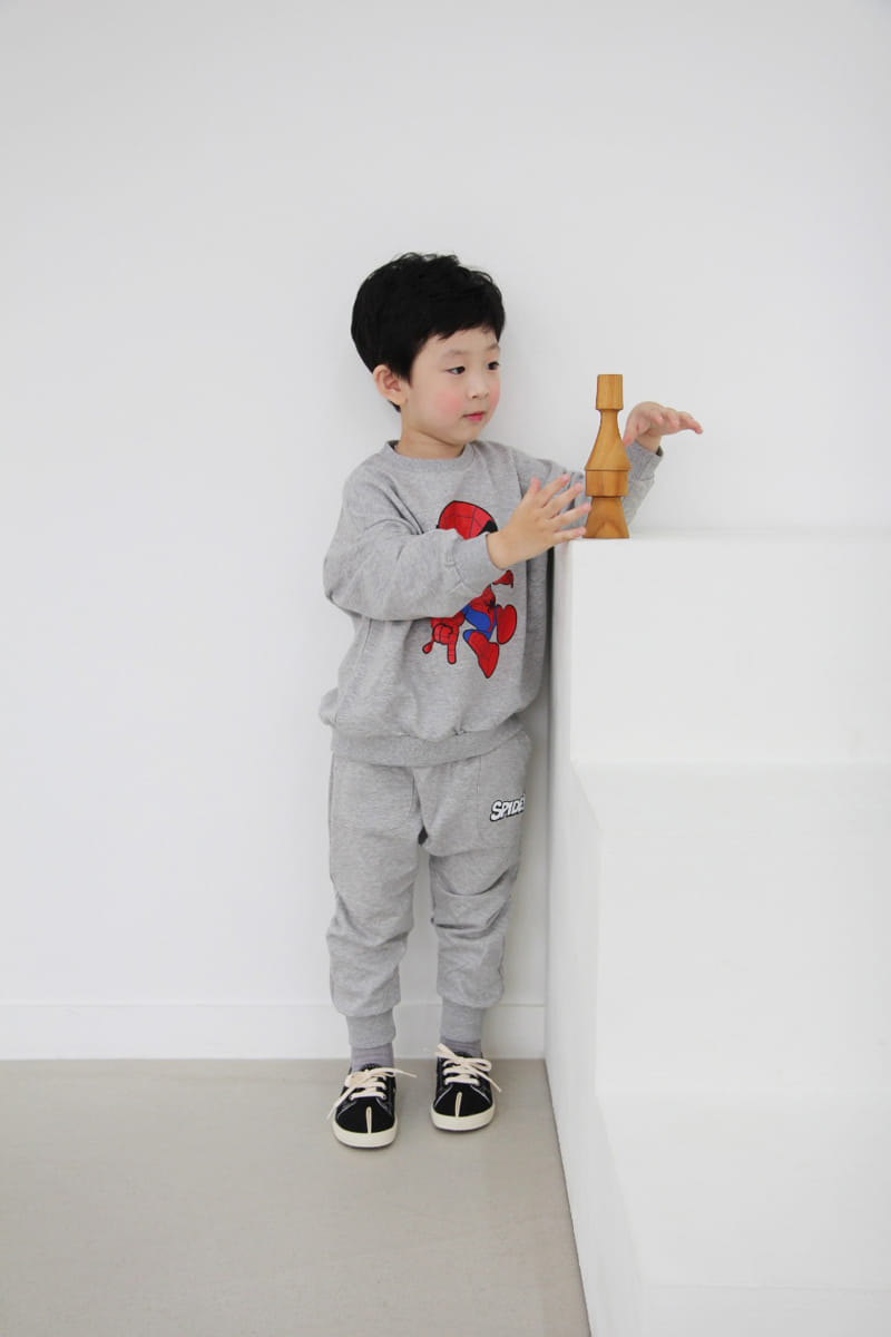 HEARTBABY - Korean Children Fashion - #Kfashion4kids - Spyder Top Bottom Set - 9