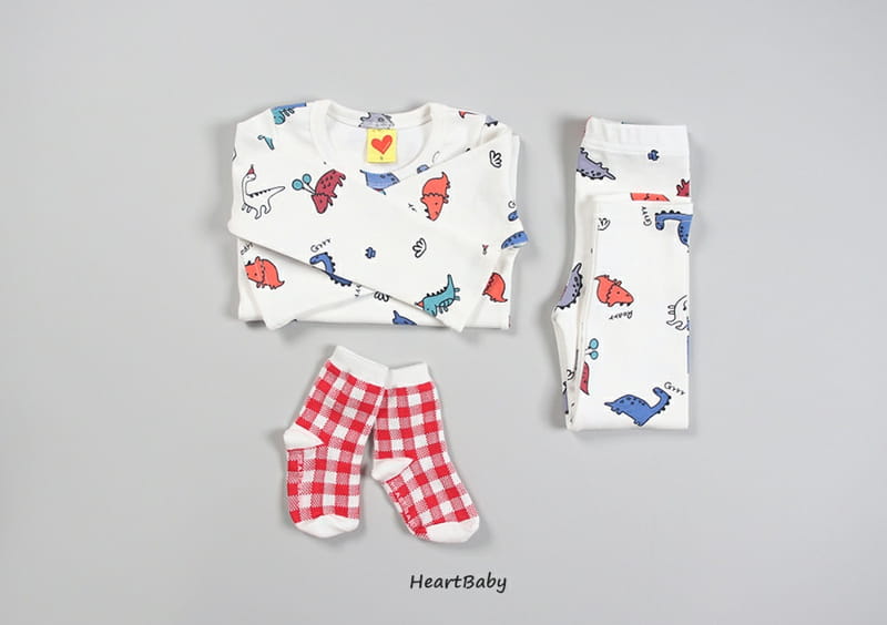 HEARTBABY - Korean Children Fashion - #Kfashion4kids - Dino Easywear - 7