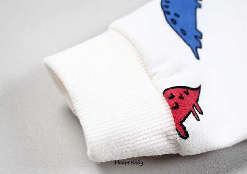 HEARTBABY - Korean Children Fashion - #Kfashion4kids - Bebe Dino Bodysuit - 11